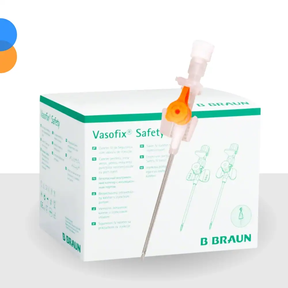 B Braun Vasofix Branül (intraket) Turuncu (14G) 50li Paket
