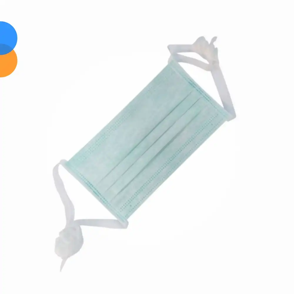 Bağcıklı 3 Katlı Cerrahi Maske 100lü - 1 Kutu