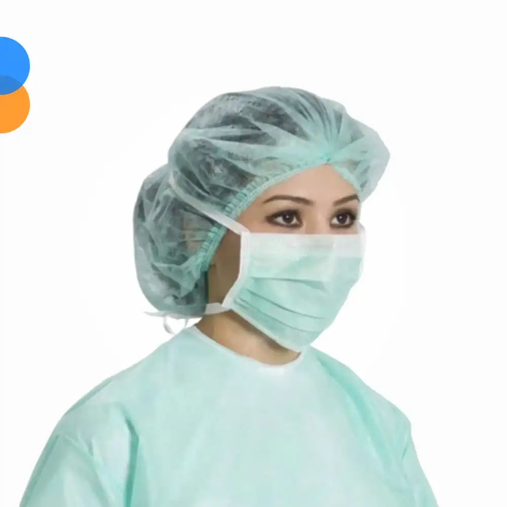 Bağcıklı 3 Katlı Cerrahi Maske 100lü - 1 Kutu