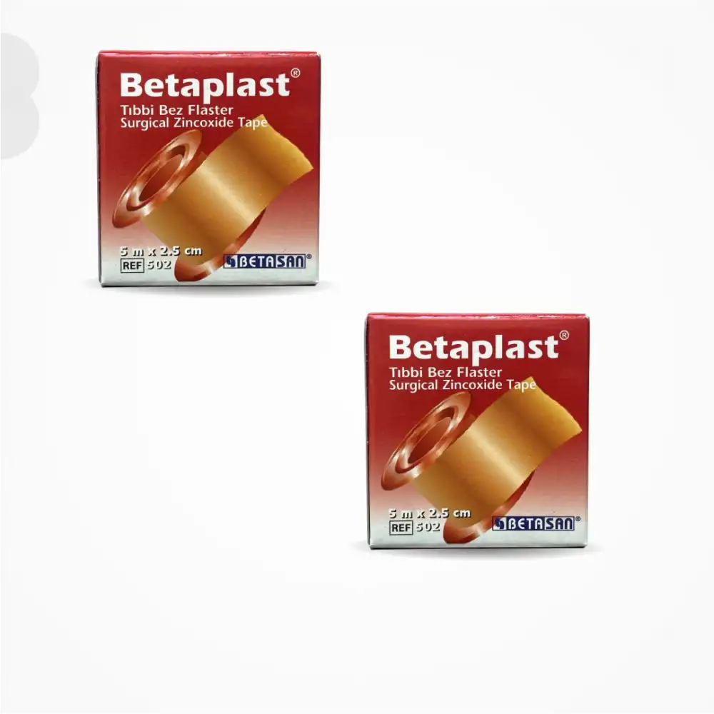 BetaPlast Tıbbi Bez Flaster 2,5cm x 5m - 2 Adet
