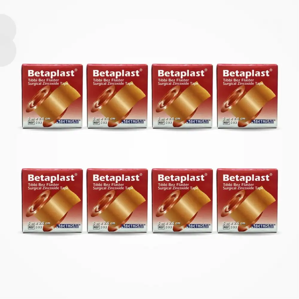BetaPlast Tıbbi Bez Flaster 2,5cm x 5m - 8 Adet