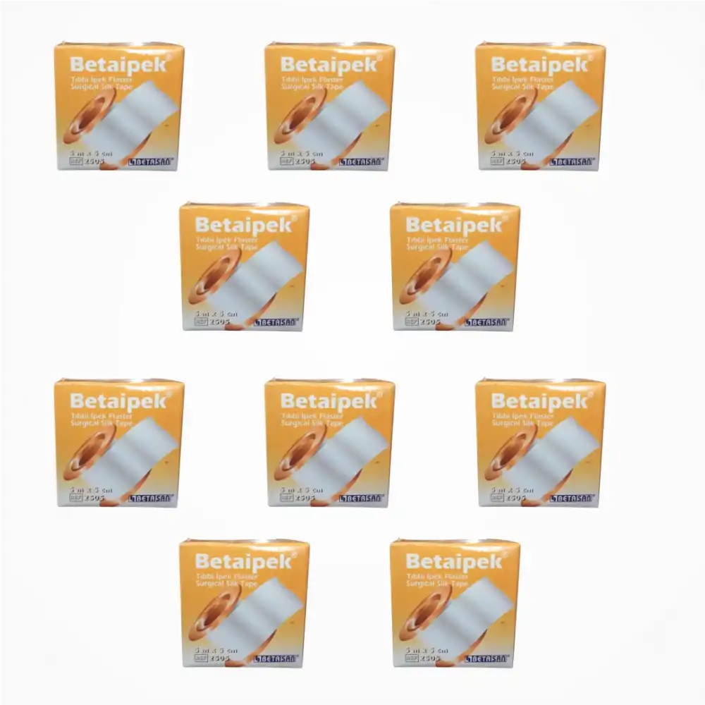 Betasan İpek Flaster 5cm x 5m - 10 Adet