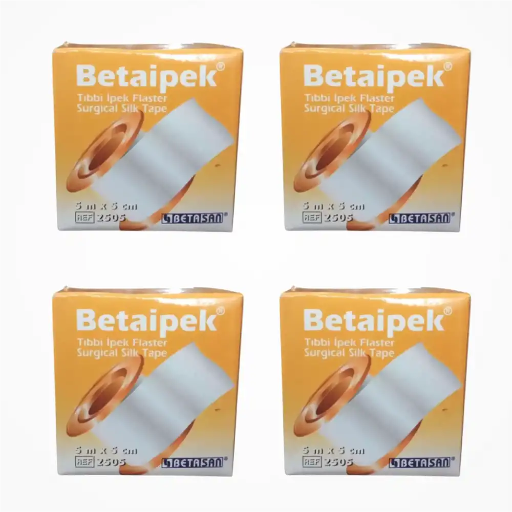 Betasan İpek Flaster 5cm x 5m - 4 Adet