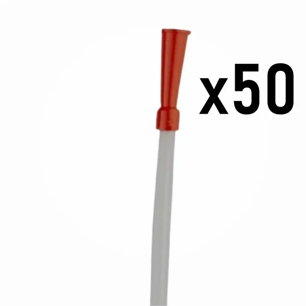 Bıçakcılar Aspirasyon Sondası No: 18 (Kırmızı) - 50 Adet