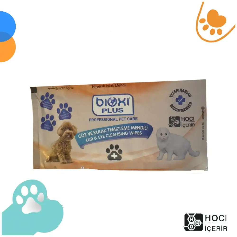 Bioxi Animal Health Kedi Köpek Çok Amaçlı 30’lu Temizleme Mendili
