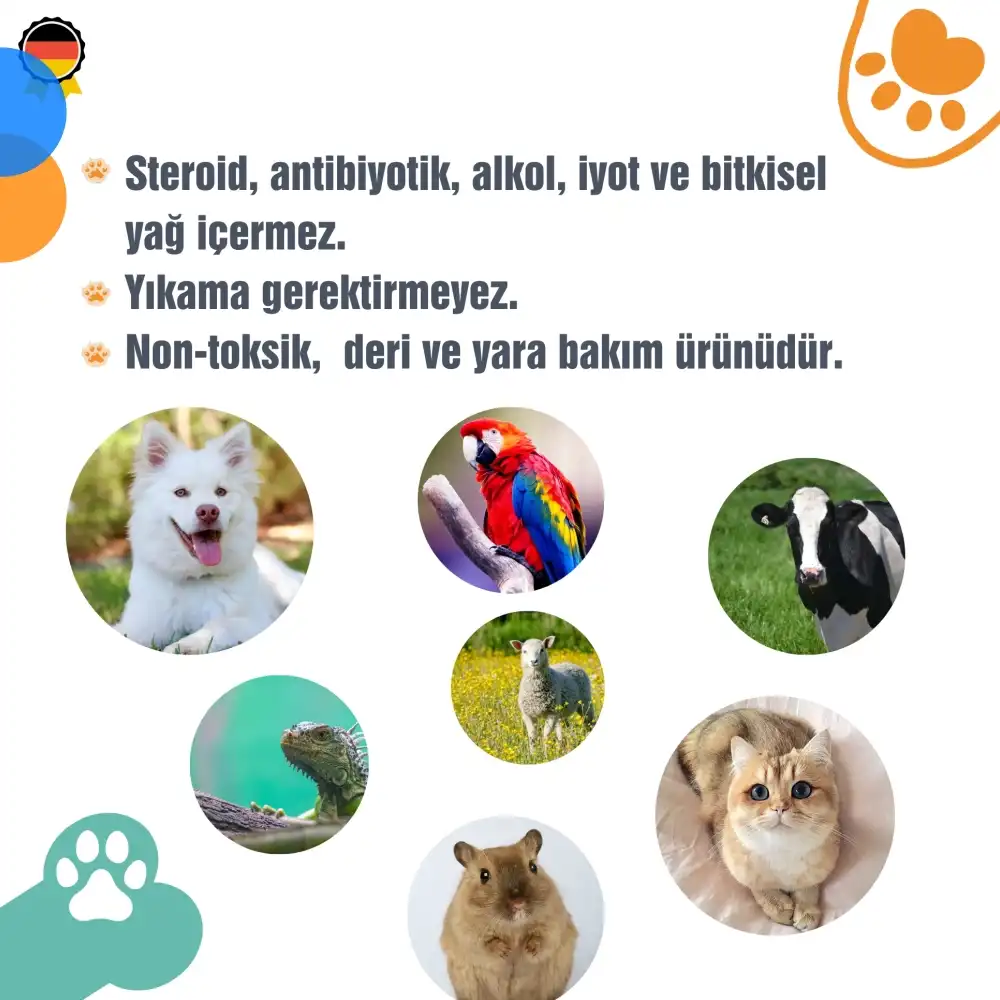 Bioxi Animal Health + Plus 100 ML Jel Deri ve Yara Bakımı