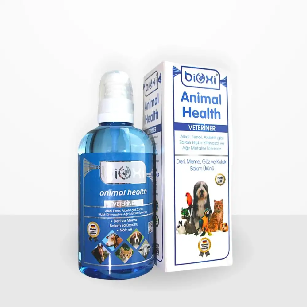 Bioxi Animal Health Sprey 150 ML – Deri, Meme, Göz ve Kulak Bakım Ürünü