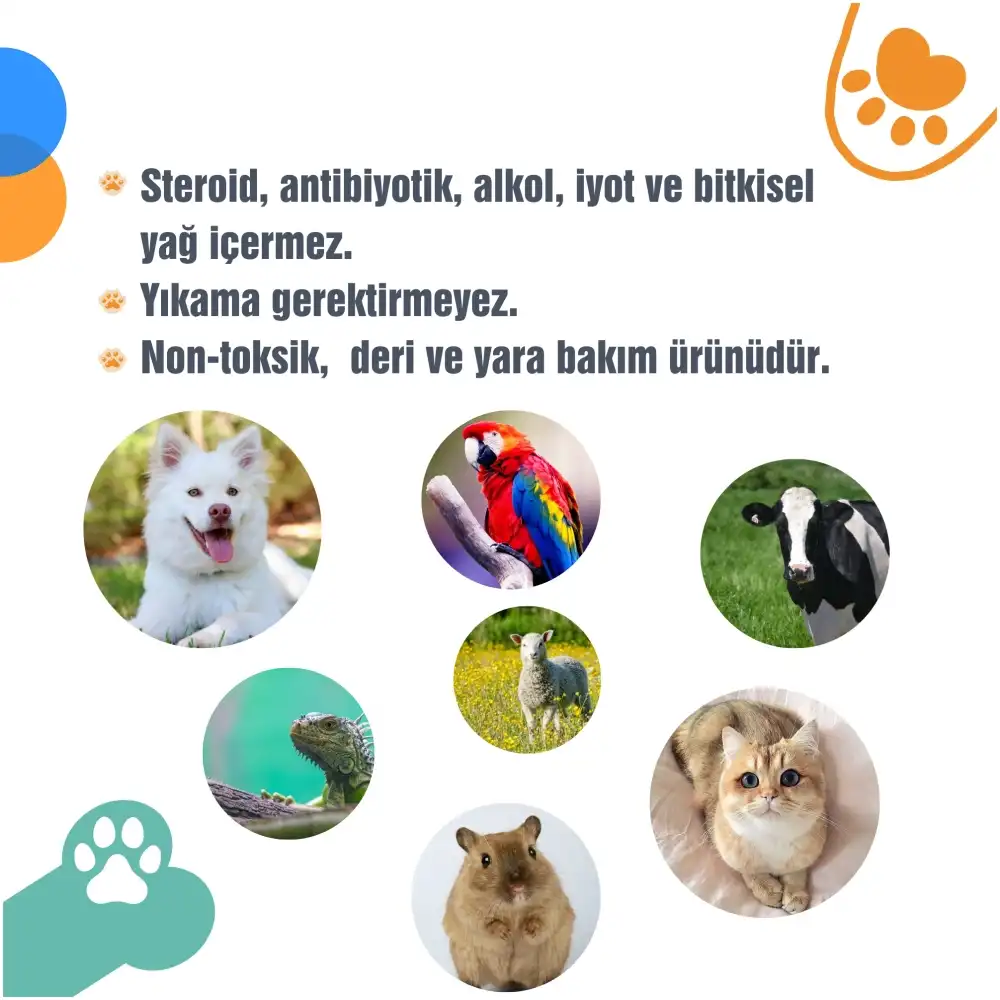 Bioxi Animal Health Sprey 150 ML – Deri, Meme, Göz ve Kulak Bakım Ürünü