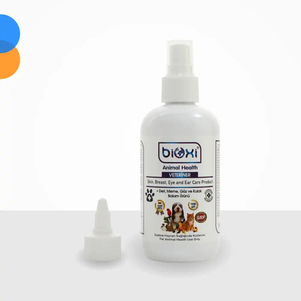 Bioxi Animal Health Sprey 250 ML – Deri, Meme, Göz ve Kulak Bakım Ürünü