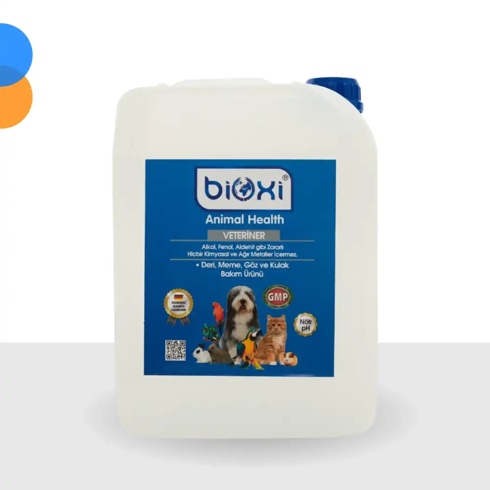 Bioxi Animal Health Sprey 5 LT Deri, Meme, Göz ve Kulak Bakım Ürünü