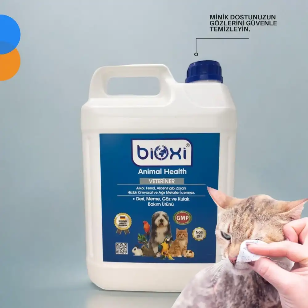 Bioxi Animal Health Sprey 5 LT Deri, Meme, Göz ve Kulak Bakım Ürünü