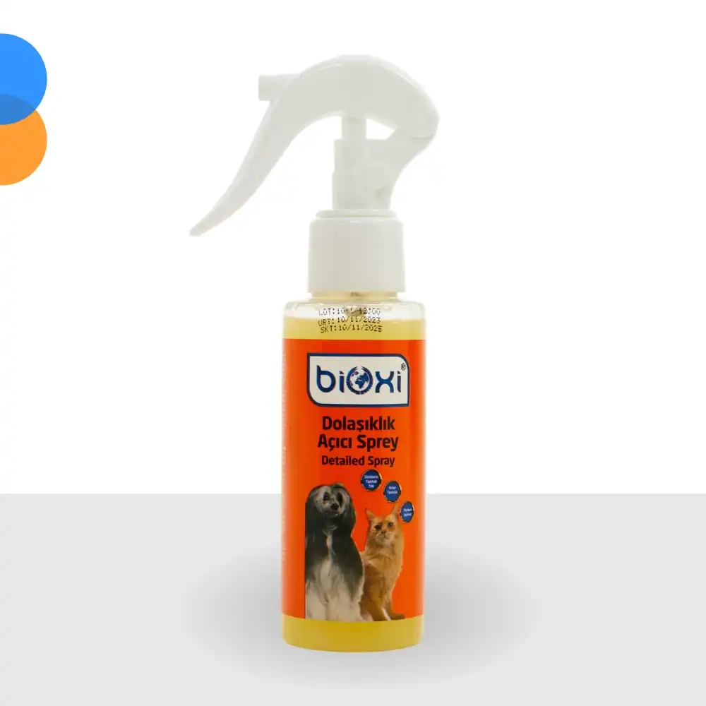 Bioxi Dolaşıklık Açıcı Sprey 100 ML | Kedi ve Köpek Tüy Bakım Ürünü