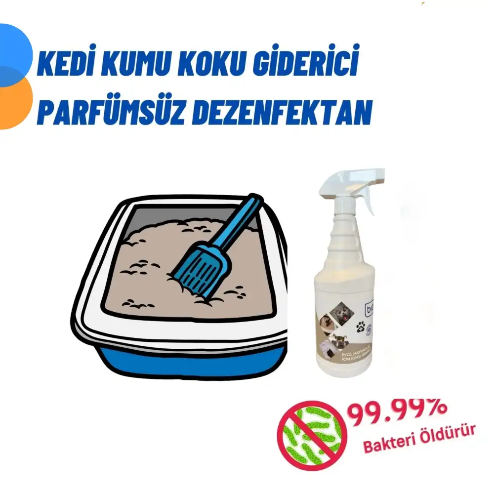 Bioxi Evcil Hayvanlar için Koku Giderici Dezenfektan Parfümsüz 1 LT