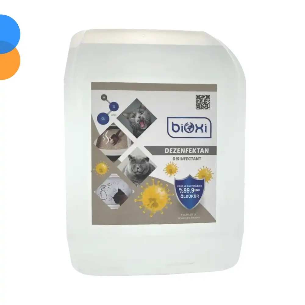 Bioxi Evcil Hayvanlar için Koku Giderici Dezenfektan Parfümsüz 5 LT