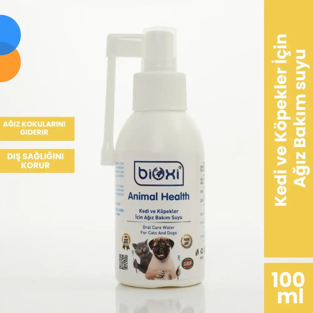 Bioxi Kedi ve Köpekler İçin Ağız Bakım Suyu 100 ml