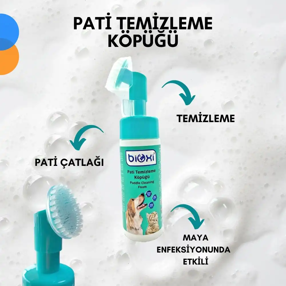 Bioxi Pati Temizleme Köpüğü 150 ML | Ucu Fırçalı Köpük Pompalı