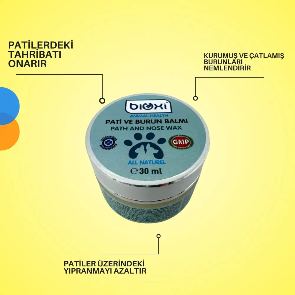 Bioxi Pati ve Burun Balmı – Evcil Hayvanlar İçin Besleyici ve Koruyucu Bakım Ürünü