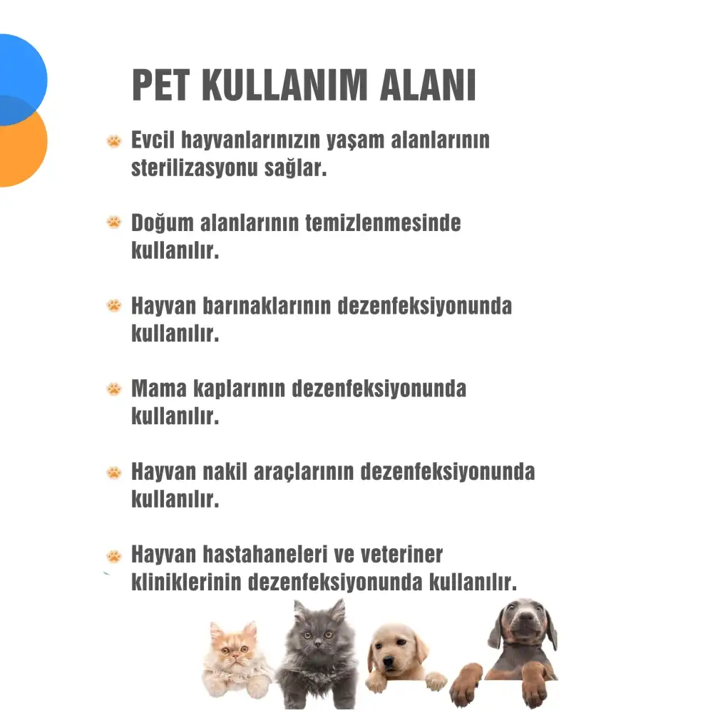 Bioxi Veteriner ve Hayvan Dezenfektanı 5 LT | Etkili Hipokloröz Asit (HOCl) Bazlı Çözüm
