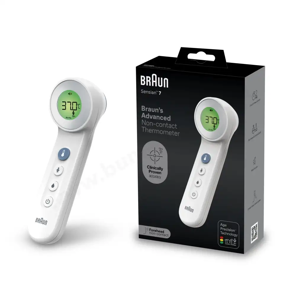 Braun Sensian 7+ 6525 Temassız Alından Ateş Ölçer