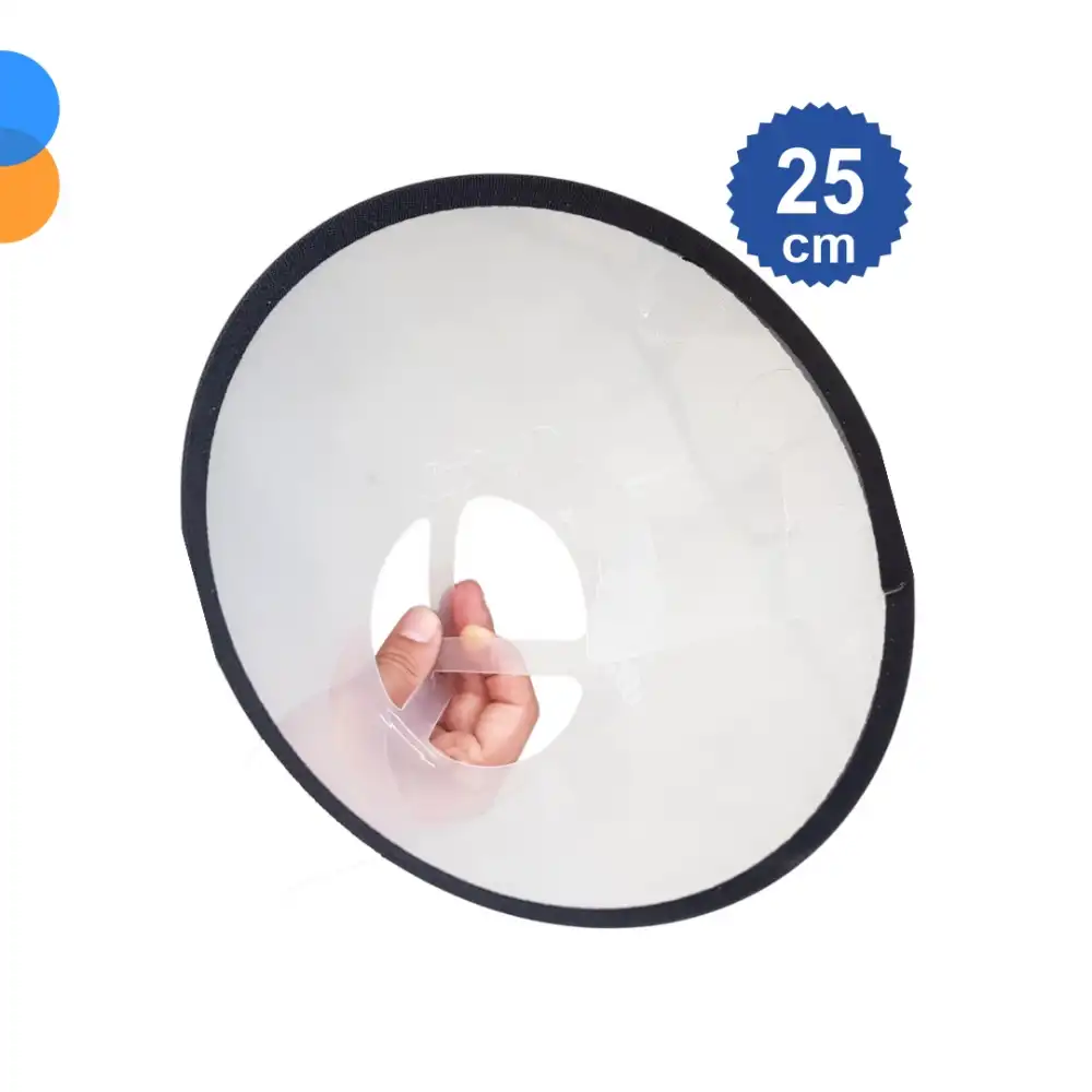 Bustark Kedi Köpek Elizabeth Kauçuk Dikişli Yakalık 25cm