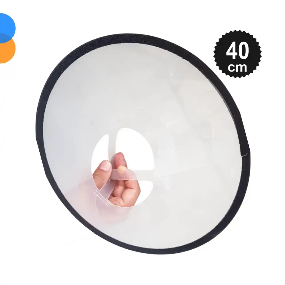 Bustark Kedi Köpek Elizabeth Kauçuk Dikişli Yakalık 40cm