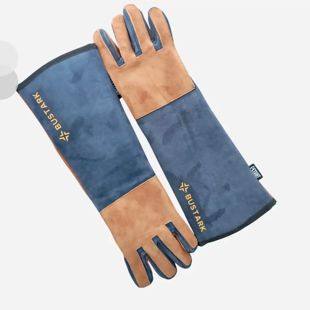 Bustark Koruma Eldiveni (Kedi Tutma Eldiveni) Dirseğe Kadar Çift - 50cm