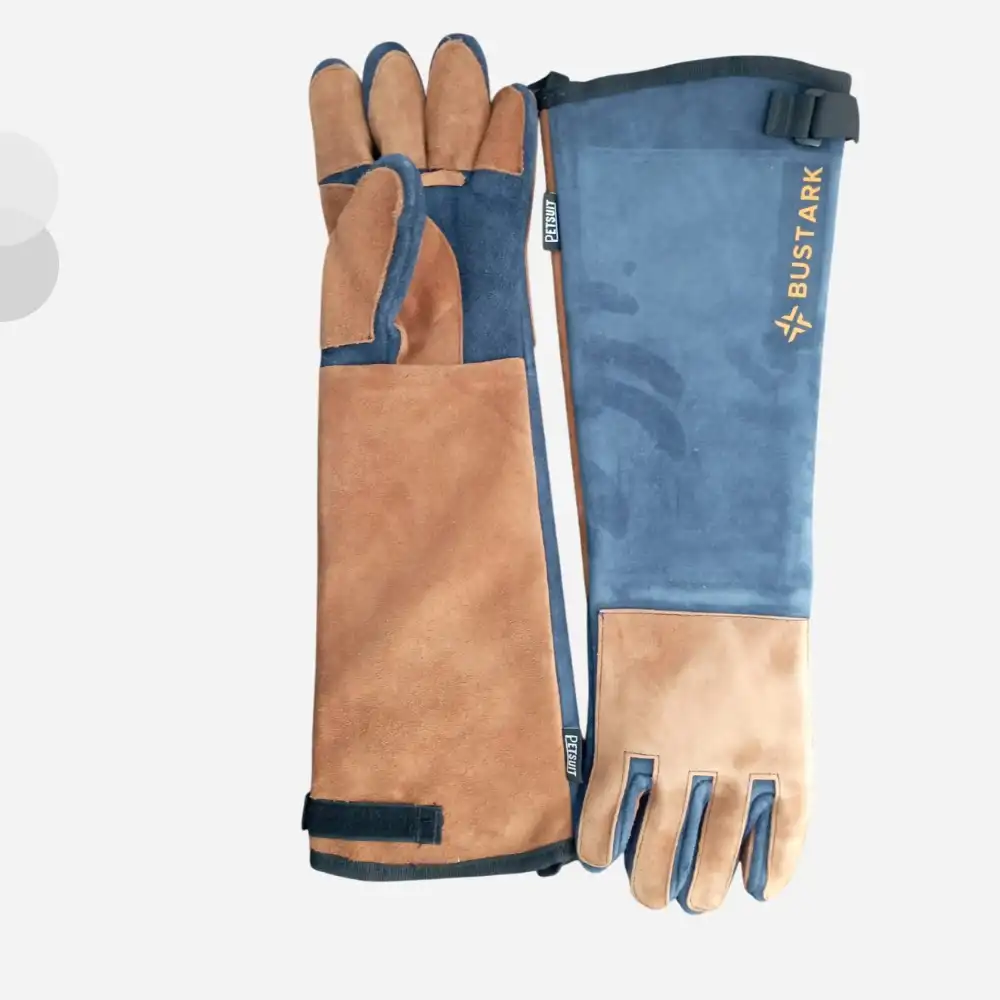 Bustark Koruma Eldiveni (Kedi Tutma Eldiveni) Dirseğe Kadar Çift - 55cm