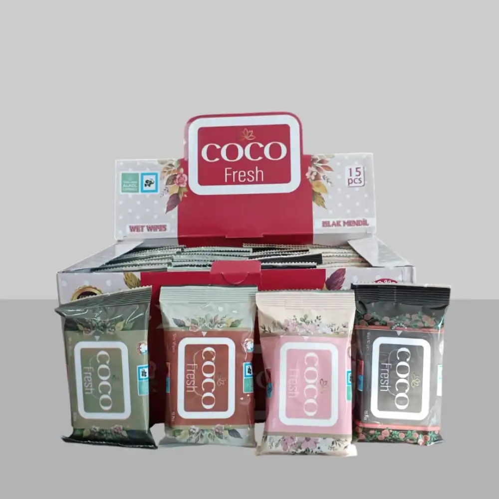 Coco Fresh Cep Islak Mendil 36lı Kutu - Renkli