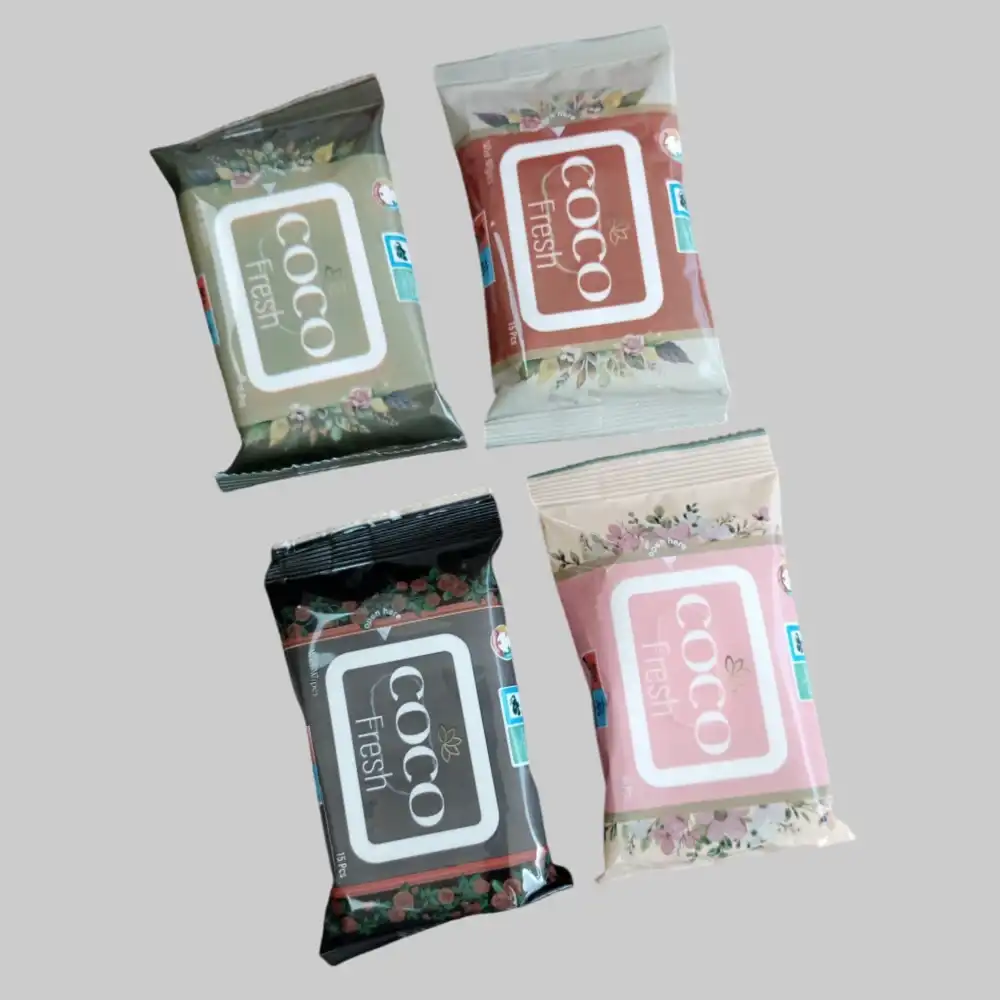 Coco Fresh Cep Islak Mendil 36lı Kutu - Renkli