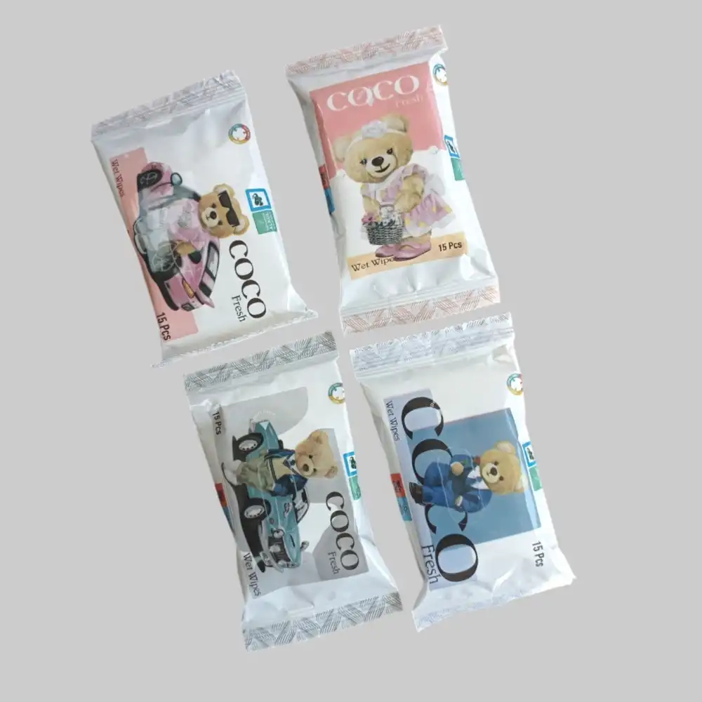 Coco Fresh Cep Islak Mendil (15li Paket) 36lı Kutu - Sevmli Ayıcıklar