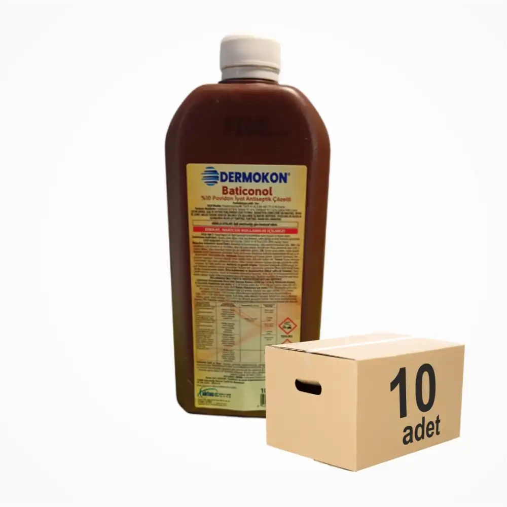 Dermokon Batikon (Antiseptik Çözelti) 1000ml - 10 Adet
