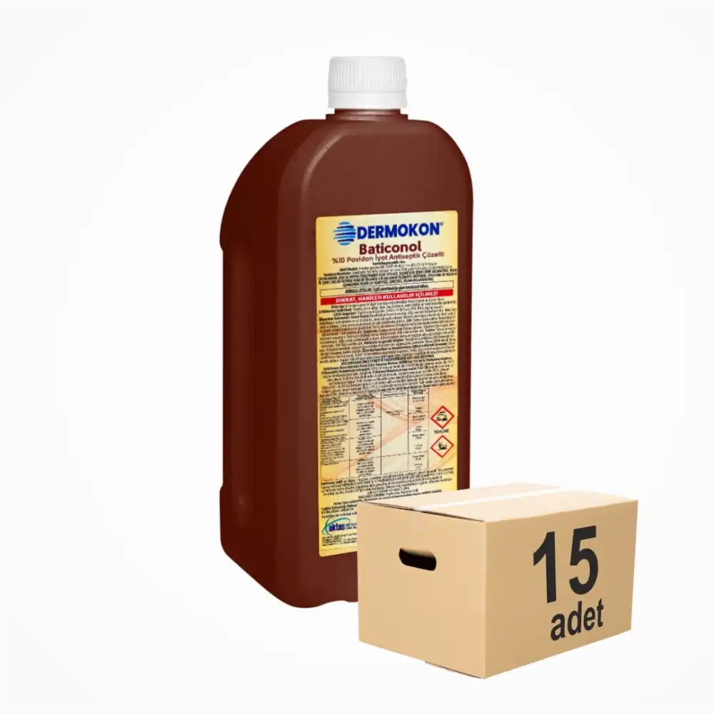 Dermokon Batikon (Antiseptik Çözelti) 1000ml - 15 Adet