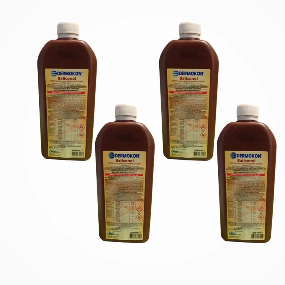Dermokon Batikon (Antiseptik Çözelti) 1000ml - 4 Adet