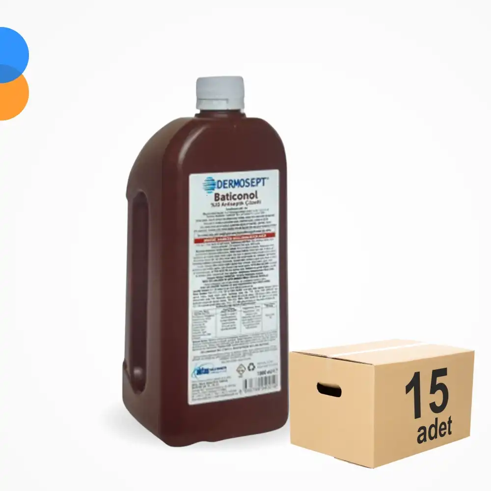 Dermokon Batikon (Antiseptik Çözelti) 1000ml - 15 Adet