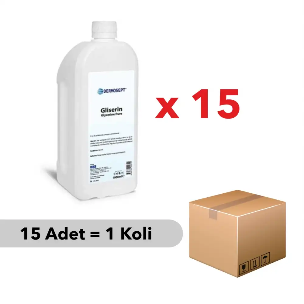 Dermosept Gliserin 1 LT - 15 Adet