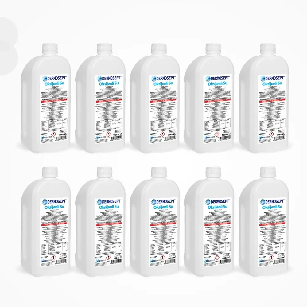 Dermosept Oksijenli Su 1 Litre - 10 Adet