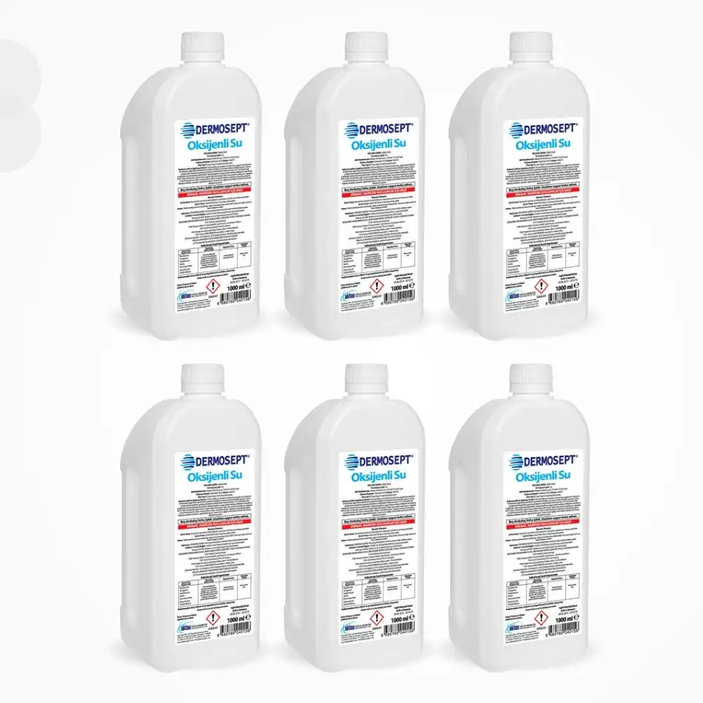 Dermosept Oksijenli Su 1 Litre - 6 Adet