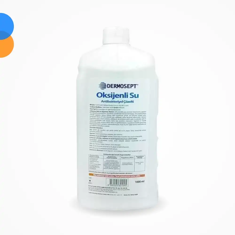 Dermosept Oksijenli Su 1 LT 15li - 1 Koli