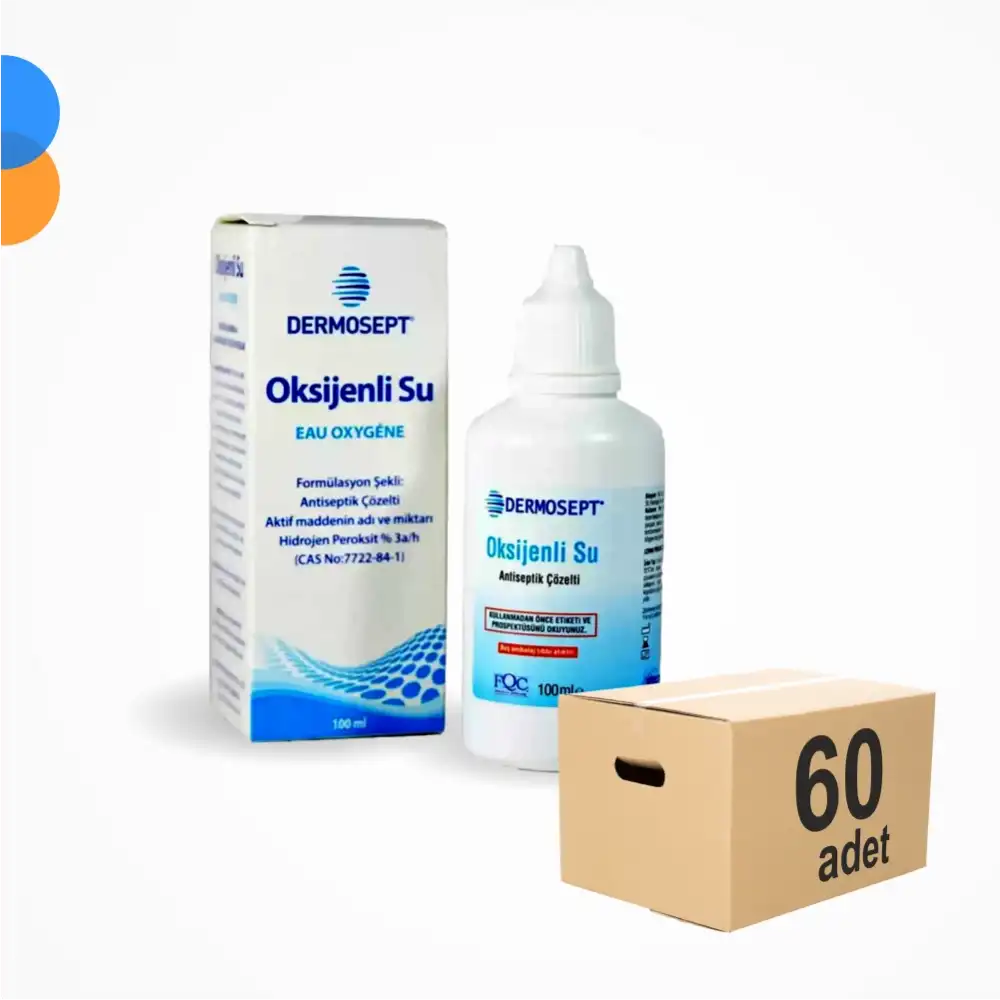 Dermosept Oksijenli Su 100ml - 60 Adet