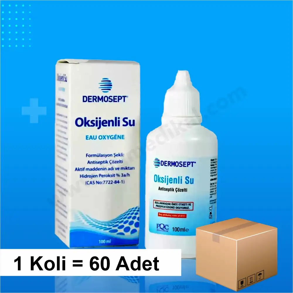 Dermosept Oksijenli Su 100ml - 60 Adet