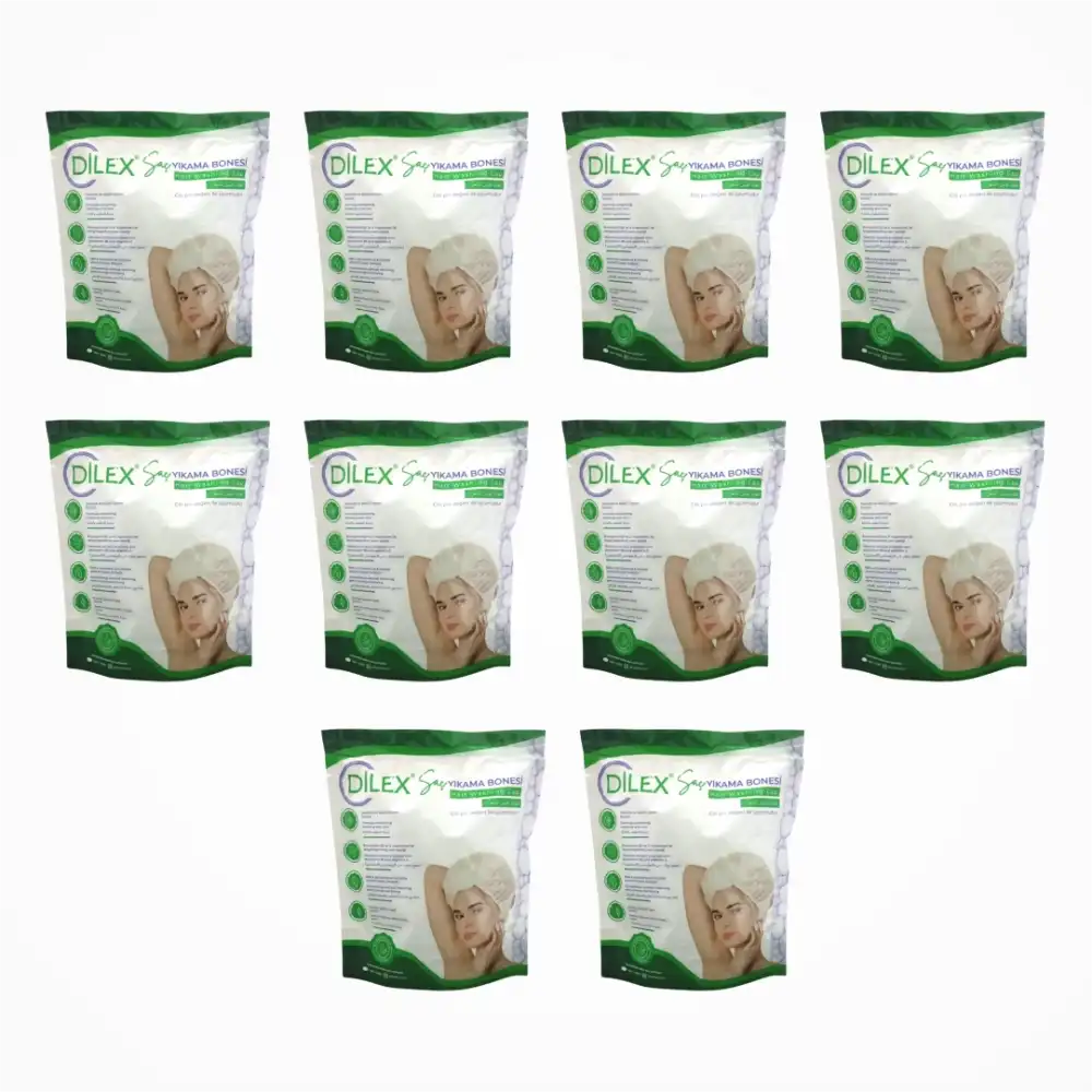 Dilex Hasta Saç Yıkama Bonesi - 10 Adet