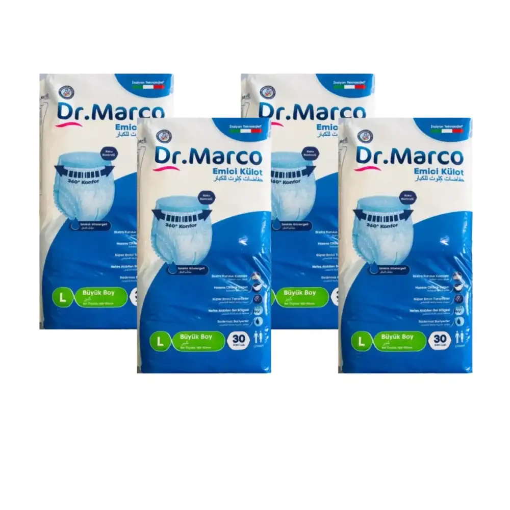 Dr. Marco Hasta Bezi Emici Külotlu Büyük Boy ( L ) 120 Adet