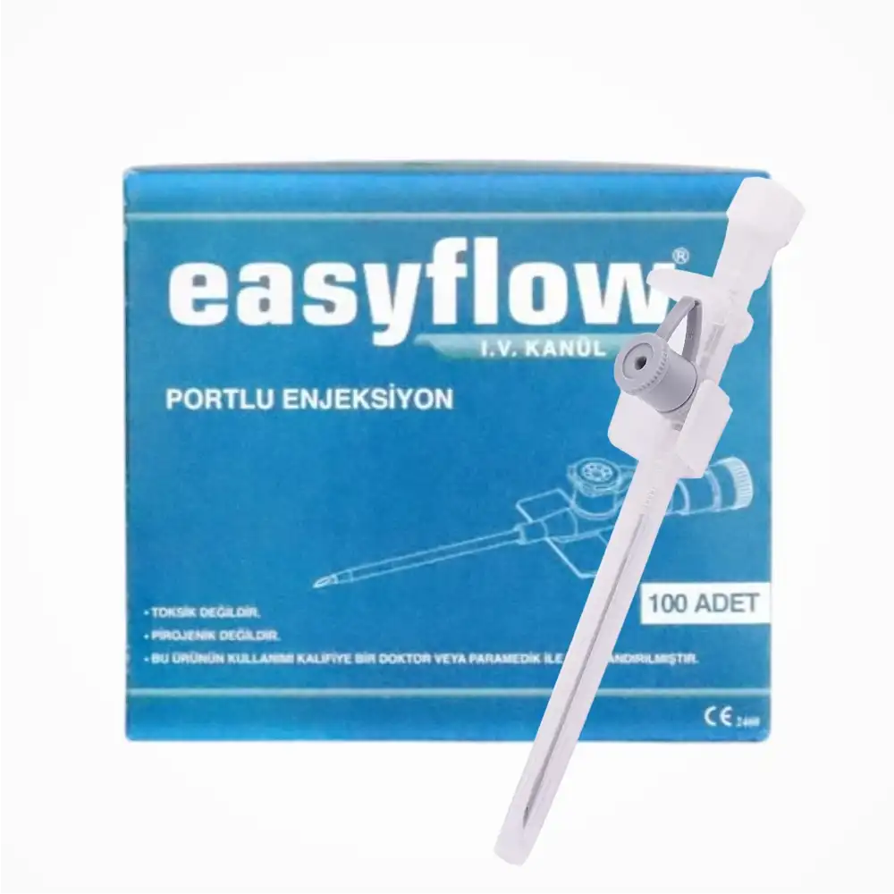 Easyflow Branül (İntraket) Gri 16G 100’lü Kutu