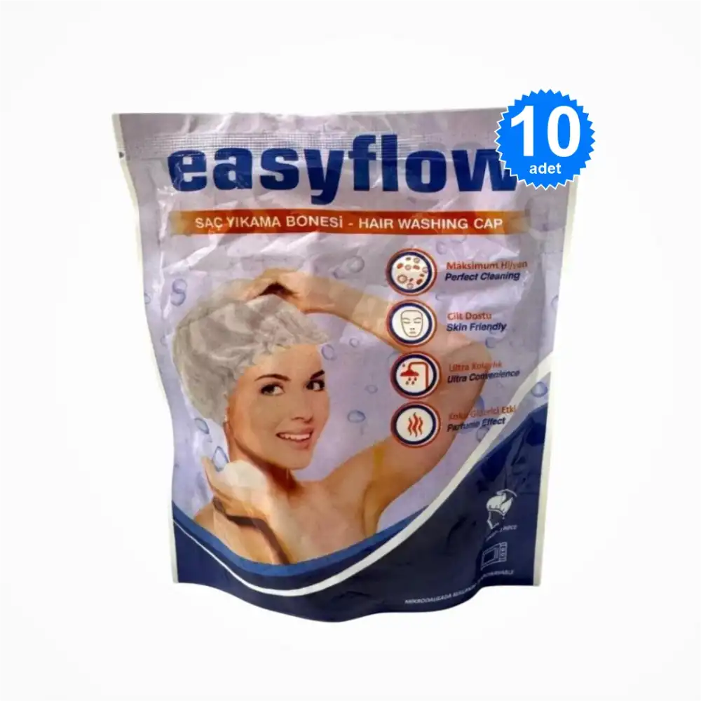 Easyflow Hasta Saç Yıkama Bonesi - 10 Adet
