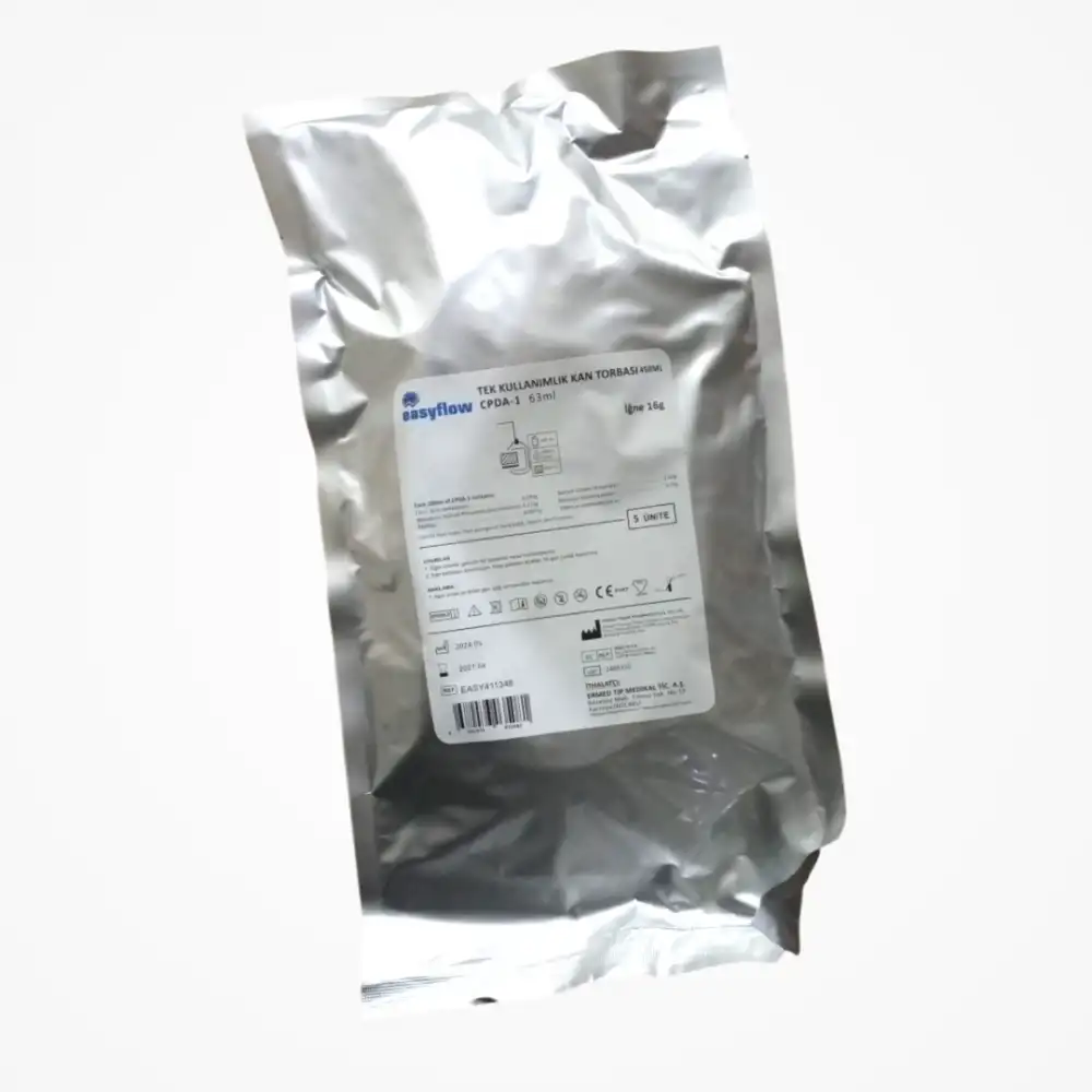 Easyflow Kan Torbası Tekli Çıkış 5li Paket