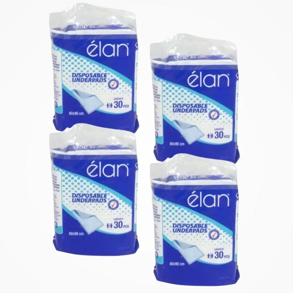 Elan Yatak Koruyucu 60cm x 90cm - 30lu Paket - 4 Paket