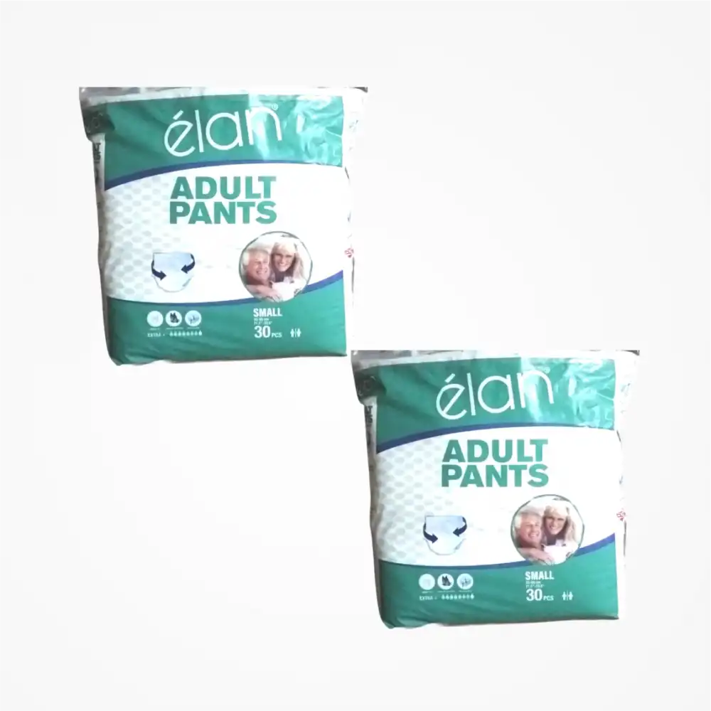 Elan Yetişkin Hasta Bezi Külotlu (S) Small - 30lu Paket x 2 (60 Adet)