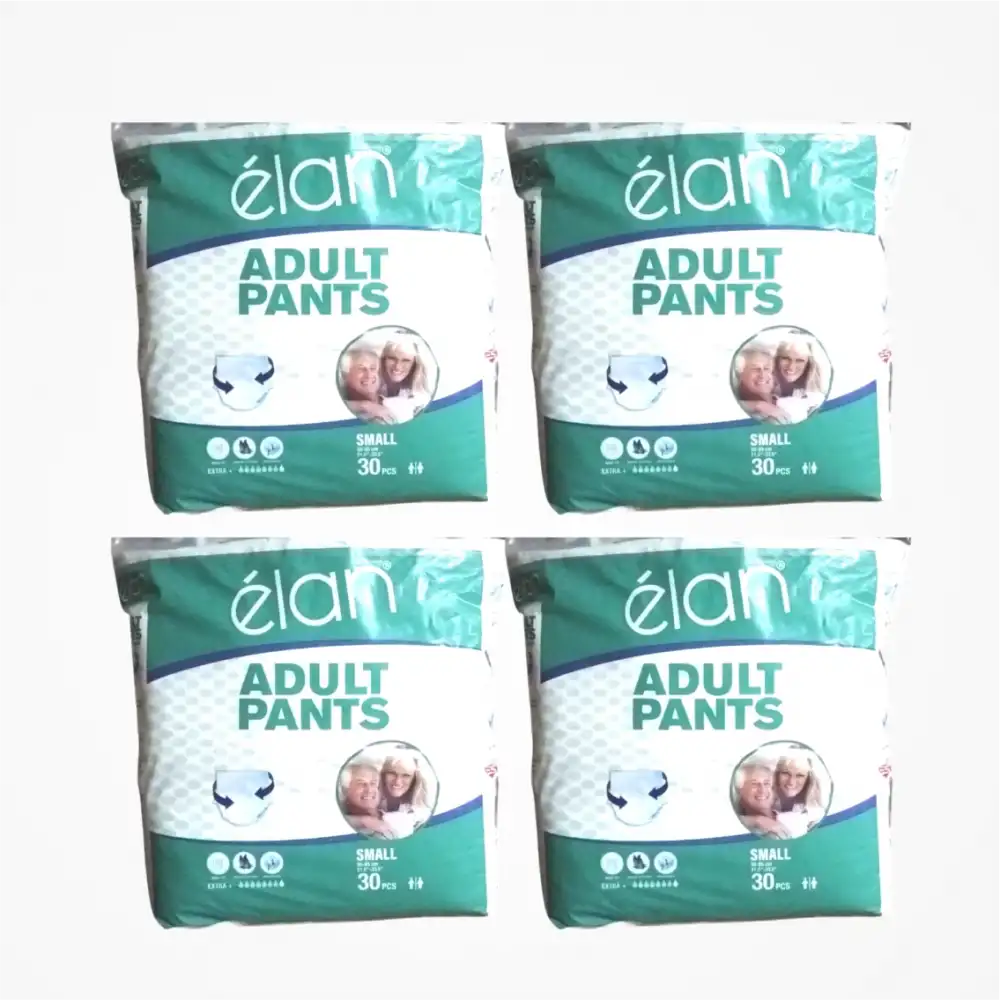 Elan Yetişkin Hasta Bezi Külotlu (S) Small - 30lu Paket x 4 (120 Adet)