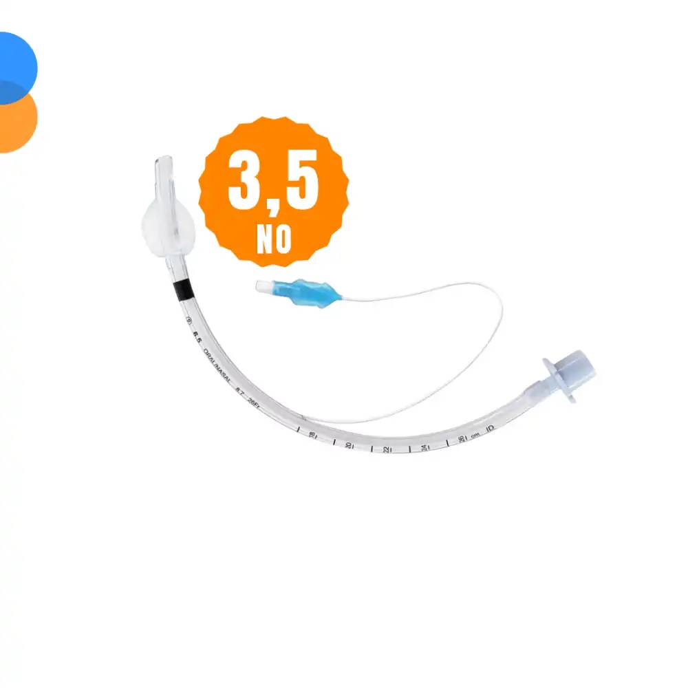 Entübasyon Tüpü (Endotrakeal tüp) Kaflı (Balonlu) No: 3,5