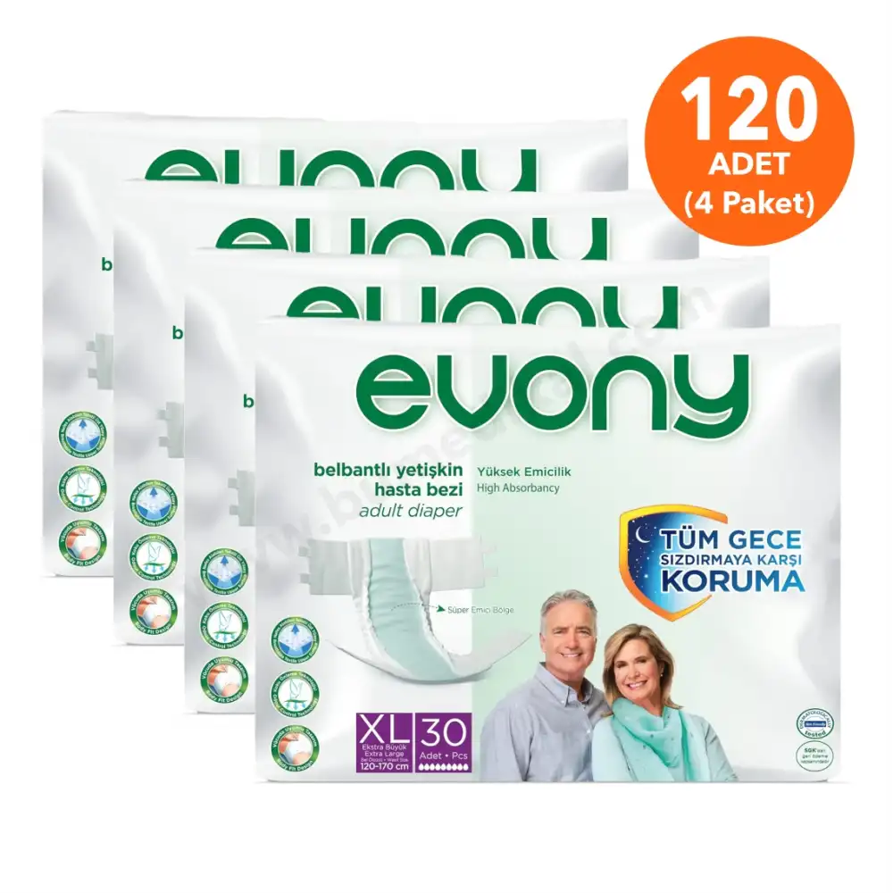 Evony Hasta Bezi Belbantlı X Large (XL) 120 adet
